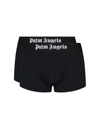 PALM ANGELS PALM ANGELS LOGO-WAIST PACK OF TWO BOXERS