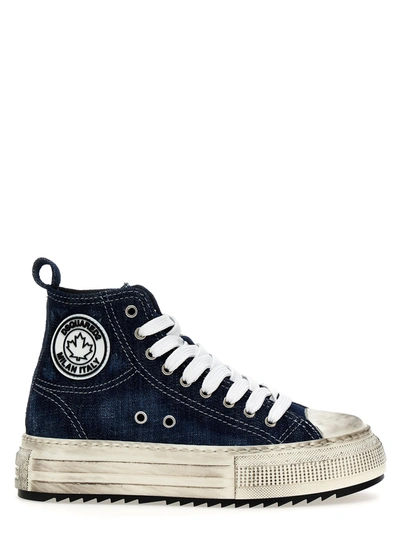 Dsquared2 Berlin Trainers In Blue