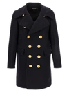 DSQUARED2 DSQUARED2 DOUBLE BREASTED WOOL COAT
