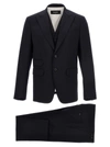 Dsquared2 Pinstripe-pattern Three-piece Suit In Blue