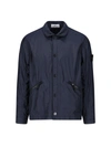 STONE ISLAND STONE ISLAND SHIRT WITH SNAP BUTTONS, DOUBLE ZIPPERED SIDE POCKET