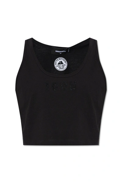 Dsquared2 Cropped Tank Top In Default Title