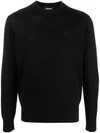 DSQUARED2 DSQUARED2 BLACK VIRGIN WOOL SWEATER
