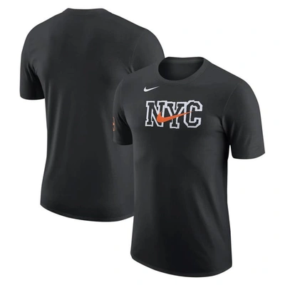 Nike Mens  Knicks Es Ce Logo T-shirt In Black