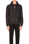 GIVENCHY GIVENCHY BUTTON UP WINDBREAKER IN BLACK,17W0651126