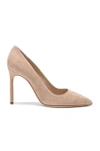 MANOLO BLAHNIK BB 105 SUEDE PUMPS,MNIF-WZ2