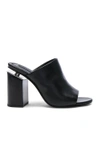 ALEXANDER WANG ALEXANDER WANG AVERY LEATHER MULES IN BLACK,3027S0030L