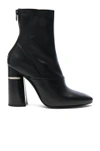 3.1 Phillip Lim Kyoto Leather Sock Boots In Black
