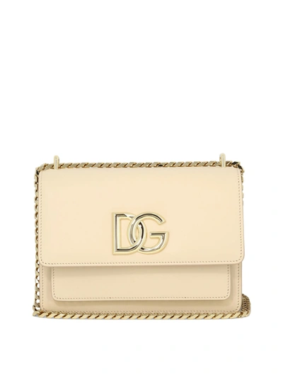Dolce & Gabbana 3.5 Crossbody Bag In Neutral