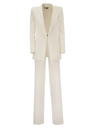 ELISABETTA FRANCHI ELISABETTA FRANCHI CREPE JACKET AND TROUSERS SUIT