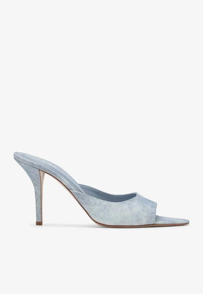 Gia Borghini 85 Perni Stiletto Mules In Blue