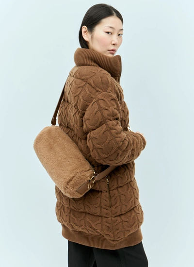 Max Mara Women Medium Teddy Shoulder Bag In Brown