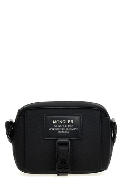 Moncler Nakoa Messenger Bag In Black
