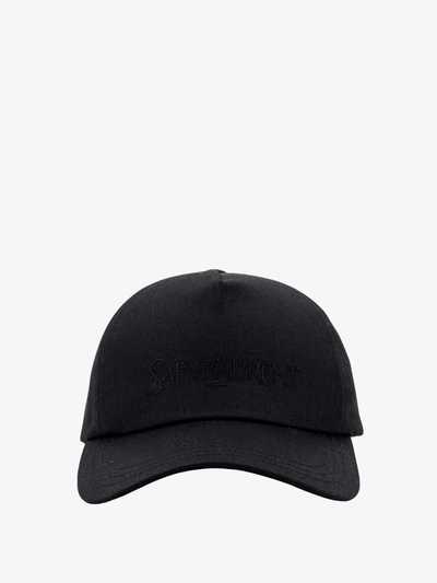 Saint Laurent Woman Hat Woman Black Hats