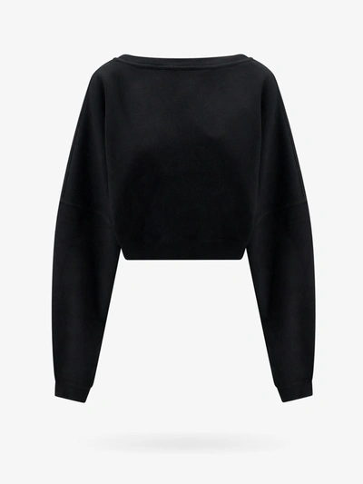 Saint Laurent Woman Sweatshirt Woman Black Leggings