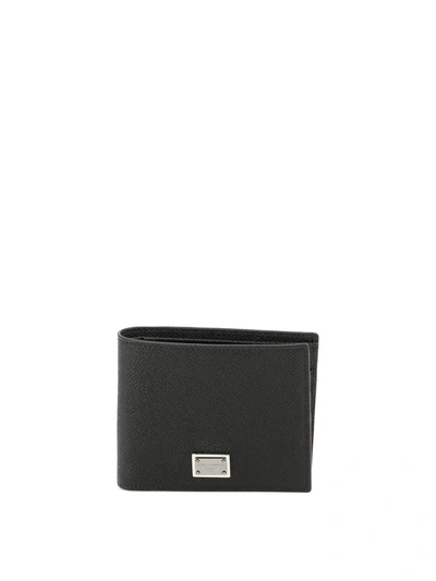 Dolce & Gabbana Wallet With Application In Black