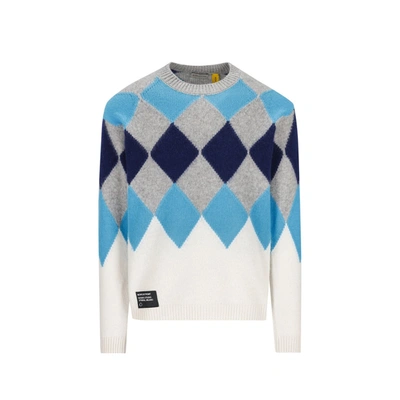 Moncler Wool And Cashmere Jumper In White