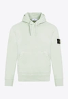 STONE ISLAND BUTTONED-PATCH HOODED SWEATSHIRT