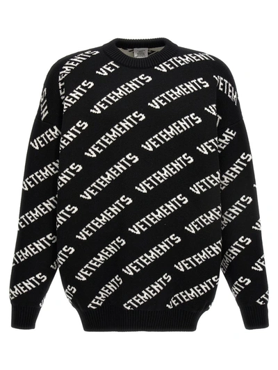 VETEMENTS VETEMENTS MONOGRAM SWEATER