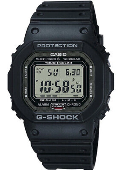 Pre-owned Casio G-shock Gw-5000u-1jf Day/date Solar Radio Digital Mens Watch Japan