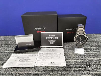 Pre-owned Casio G-shock Mtg-b3000d-1ajf Silver Bluetooth Solar Atomic Unused