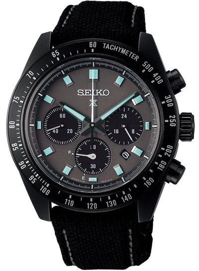 Pre-owned Seiko Prospex Speed Timer Solar Chronograph Night Vision Sbdl105 Men's 2024