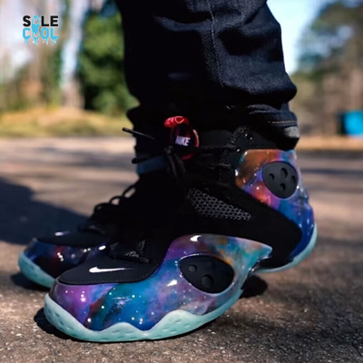 Pre-owned Nike Zoom Rookie Premium Retro Galaxy Shoes Ci2120-001 In Multicolor