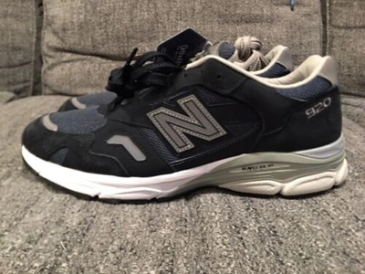 Pre-owned New Balance Balance M920cnv 920 Made In England Navy Blue 3m Silver Reflective Size 10