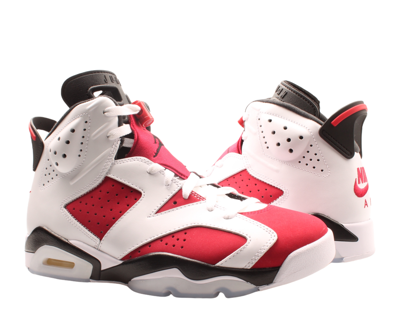 Pre-owned Jordan Nike Air  6 Retro White/carmine-black Men's Basketball Shoes Ct8529-106
