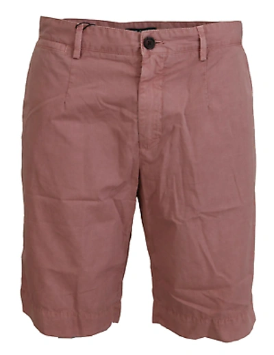 Pre-owned Dolce & Gabbana Pink Chinos Cotton Casual Mens Shorts