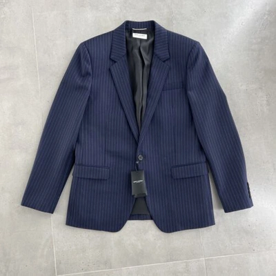 Pre-owned Saint Laurent Blazer In All Sizes In Blue