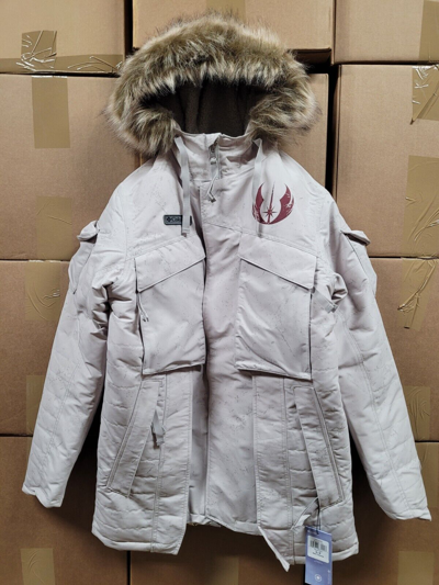 Pre-owned Columbia Mens Star Wars Clone Wars Collection Republic Parka Xm3446-083 Sz L In Blue