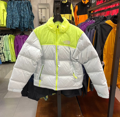 Pre-owned The North Face Mens 1996 Retro Nuptse Jacket 700 Down-skyblue/ld Yellow