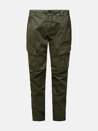 C.p. Company Green Cotton Pants