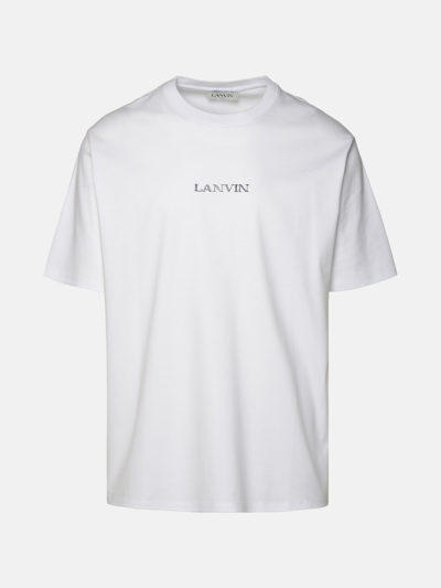 Lanvin T-shirt Logo In White