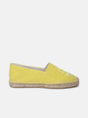 MARANT ETOILE 'CANAE' YELLOW COTTON ESPADRILLES