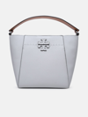 TORY BURCH SMALL 'MCGRAW' GREY LEATHER BAG