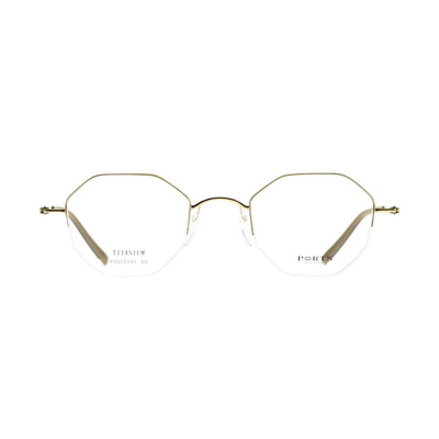 Ports 1961 宝姿ports眼镜中性款光学架简约时尚圆形钛眼镜架 In White