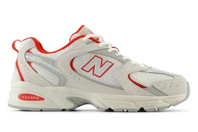 Pre-owned New Balance 530 Beige Red In Beige/red