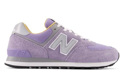Pre-owned New Balance 574 Purple Suede