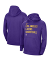 NIKE MEN'S AND WOMEN'S NIKE PURPLE LOS ANGELES LAKERS 2023/24 PERFORMANCE SPOTLIGHT ON-COURT PRACTICE PUL