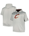Fanatics Branded Silver Cleveland Cavaliers Big & Tall Logo Pullover Hoodie In Silver
