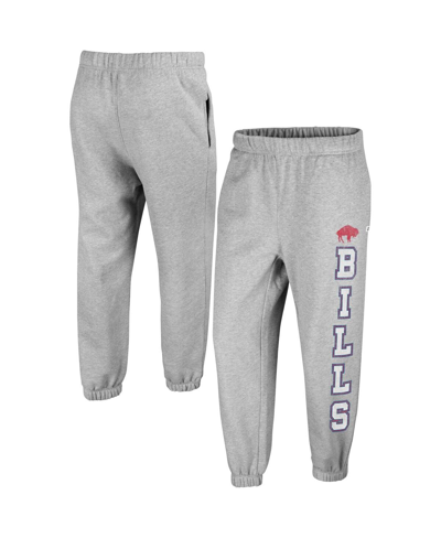 47 Brand Women's ' Gray Distressed Buffalo Bills Double Pro Harper Jogger Sweatpants