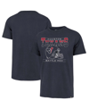 47 BRAND MEN'S '47 BRAND NAVY DISTRESSED HOUSTON TEXANS GRIDIRON CLASSICS TIME LOCK FRANKLIN T-SHIRT