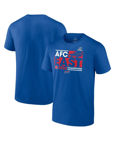 Fanatics Men's  Royal Buffalo Bills 2023 Afc East Division Champions Big And Tall T-shirt