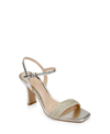 JEWEL BADGLEY MISCHKA WOMEN'S HEDDIA SQUARE TOE EVENING SANDALS