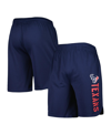 Msx By Michael Strahan Men's  Navy Houston Texans Training Shorts In Navy