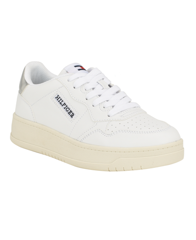 Tommy Hilfiger Women's Dunner Casual Lace Up Sneakers In White