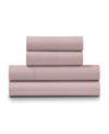 Ella Jayne Viscose From Bamboo 4 Piece Sheet Set, Queen In Rose