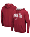 Colosseum Men's  Crimson Alabama Crimson Tide Resistanceâ Pullover Hoodie In Crimson